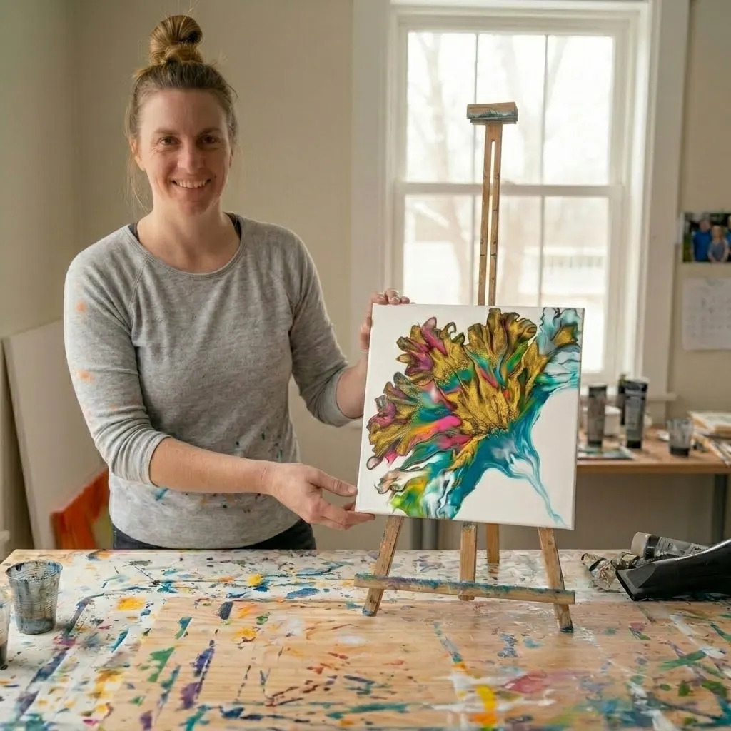 Sarah, creator of The Hairdryer Canvas Course